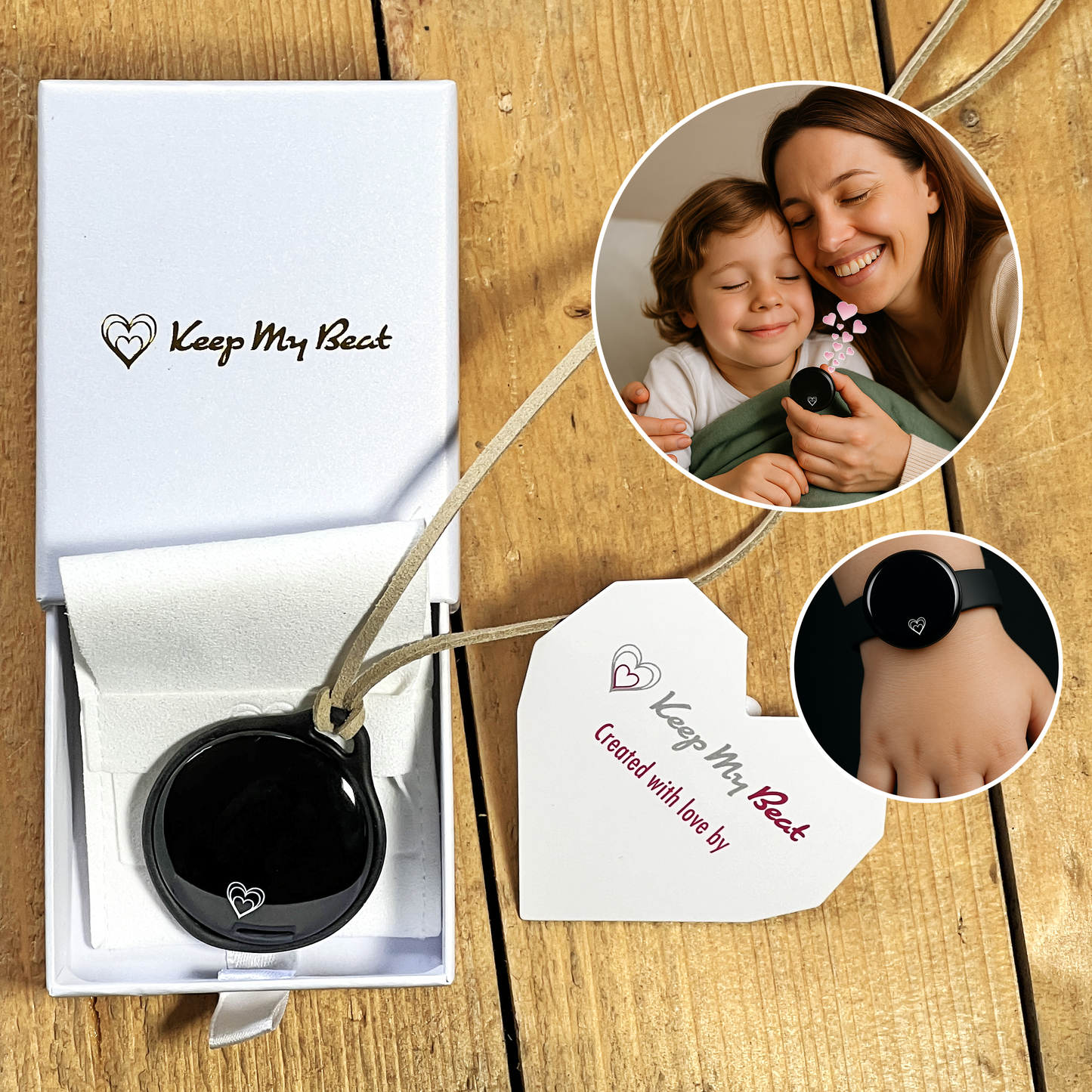 A Keep My Beat Heartbeat Wearable Pack